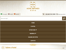 Tablet Screenshot of hotelbertaso.com.br